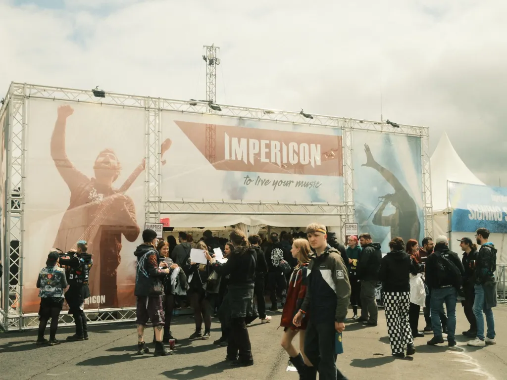 Impericon booth at the Rock am Ring Festival